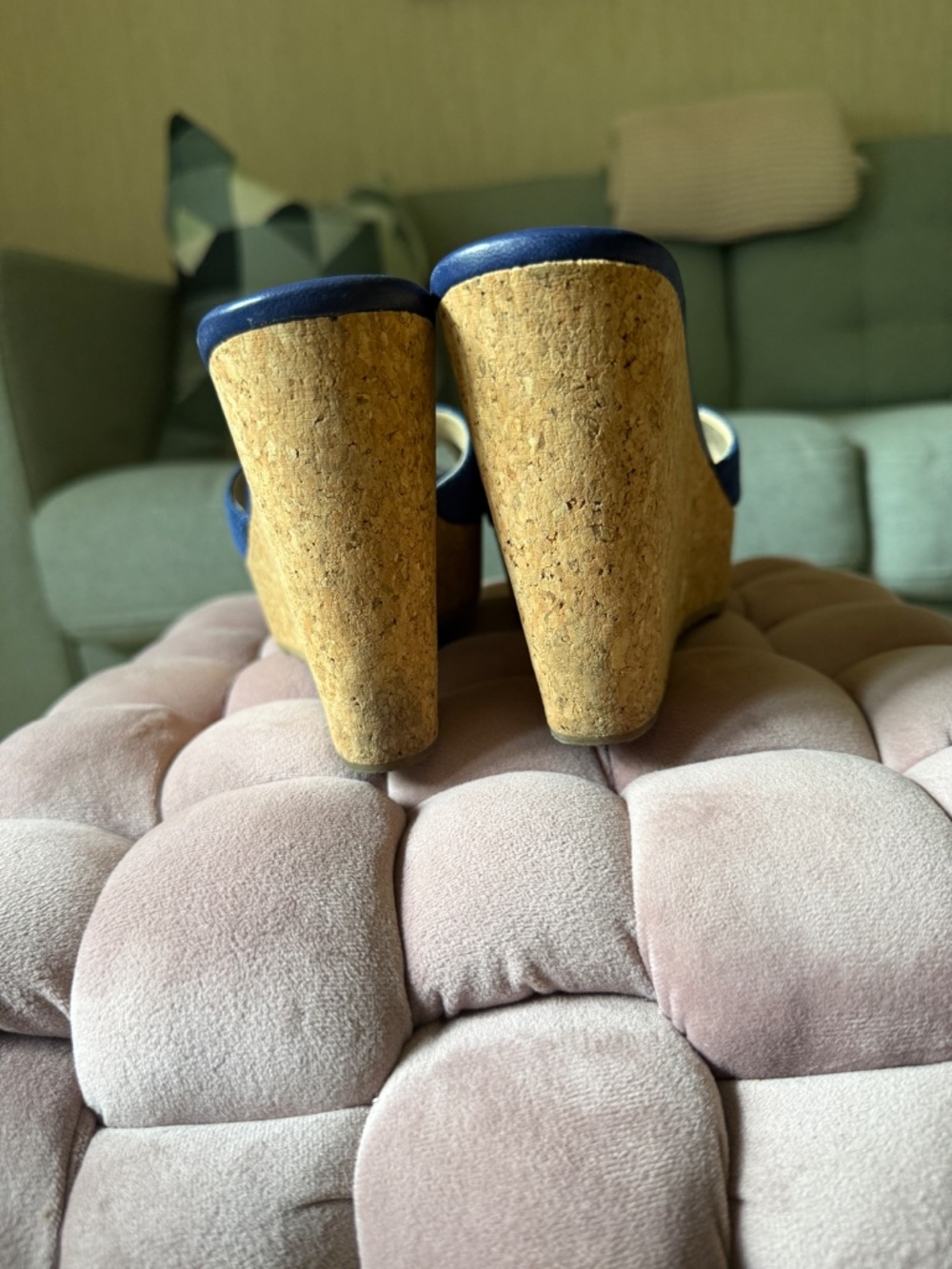 JImmy Choo Espadrilles Size 7 Blue - Picture 3 of 5